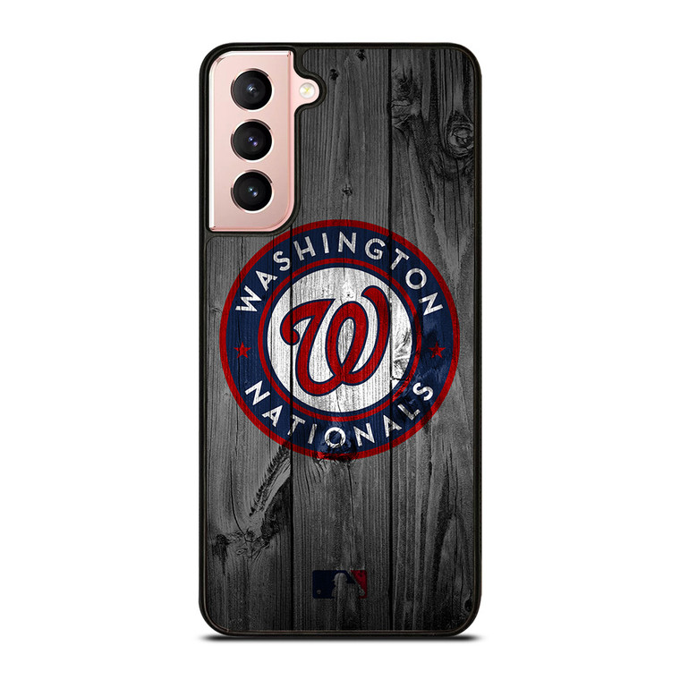 WASHINGTON NATIONALS BASEBALL MLB WOOD LOGO Samsung Galaxy S21 Case Cover