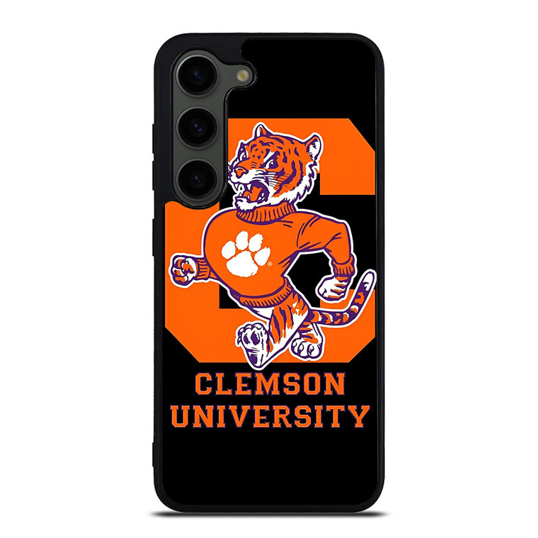 CLEMSON TIGERS UNIVERSITY ICON Samsung Galaxy S23 Plus Case Cover