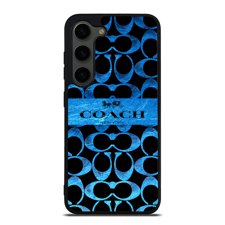 COACH NEW YORK BLUE 2 Samsung Galaxy S23 Plus Case Cover