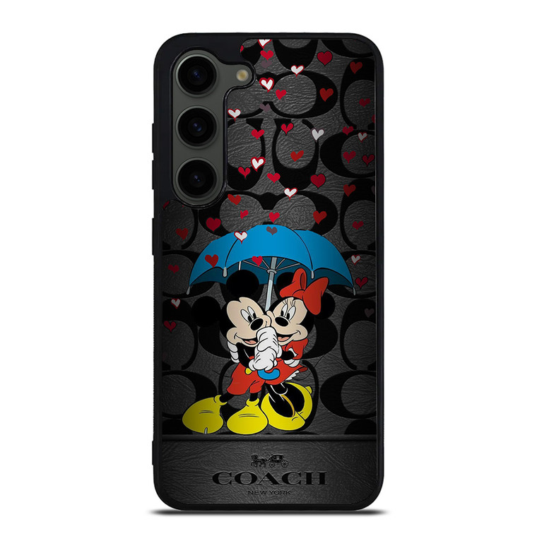 COACH NEW YORK MICKEY MINNIE MOUSE UMBRELLA Samsung Galaxy S23 Plus Case Cover
