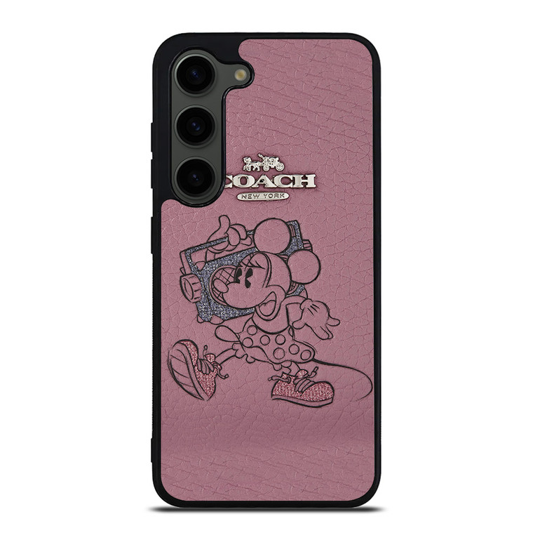 COACH NEW YORK PINK MICKEY MOUSE Samsung Galaxy S23 Plus Case Cover