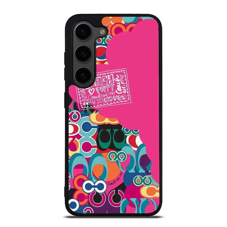 COACH NEW YORK POPPY COLOR FULL Samsung Galaxy S23 Plus Case Cover
