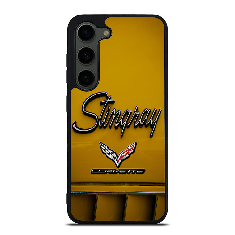CORVETTE STINGRAY LOGO YELLOW Samsung Galaxy S23 Plus Case Cover