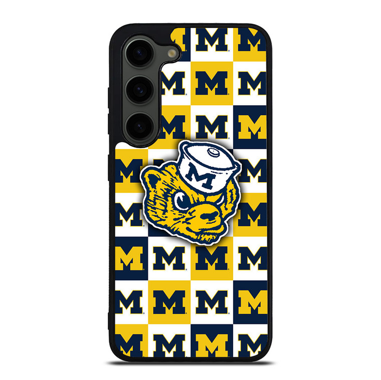 FOOTBALL MASCOT MICHIGAN WOLVERINES Samsung Galaxy S23 Plus Case Cover