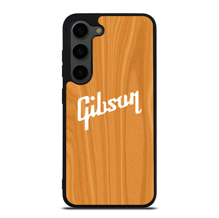 GIBSON GUITAR WOODEN LOGO 2 Samsung Galaxy S23 Plus Case Cover