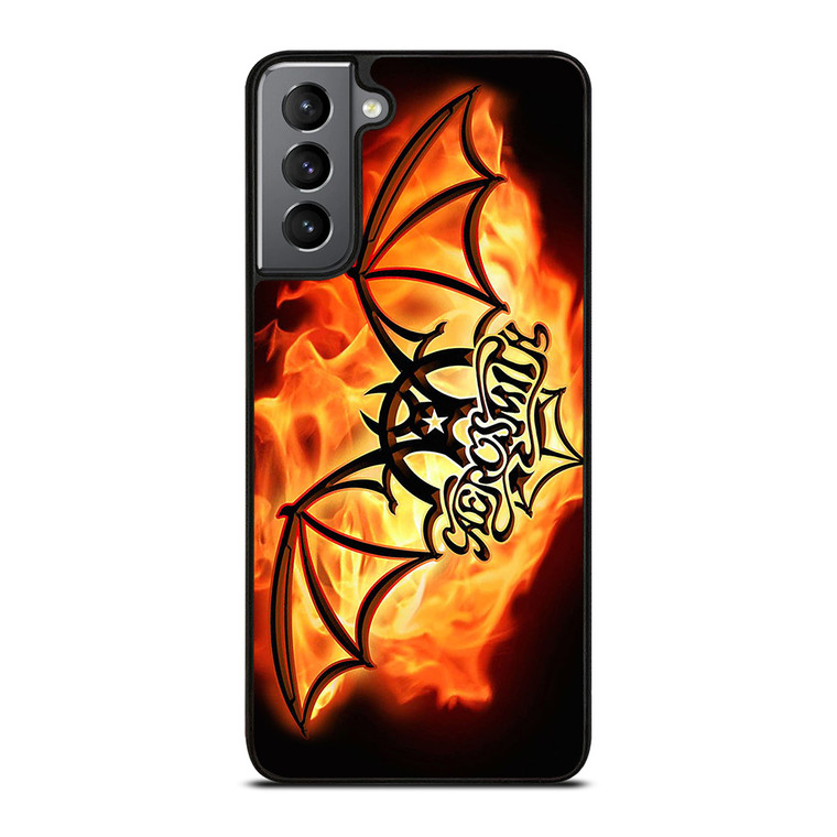 AEROSMITH ROCK BAND FIRE Samsung Galaxy S21 Plus Case Cover