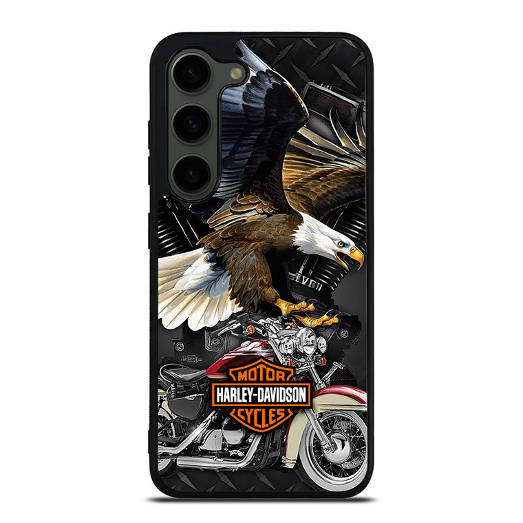 HARLEY DAVIDSON EAGLE METAL LOGO Samsung Galaxy S23 Plus Case Cover