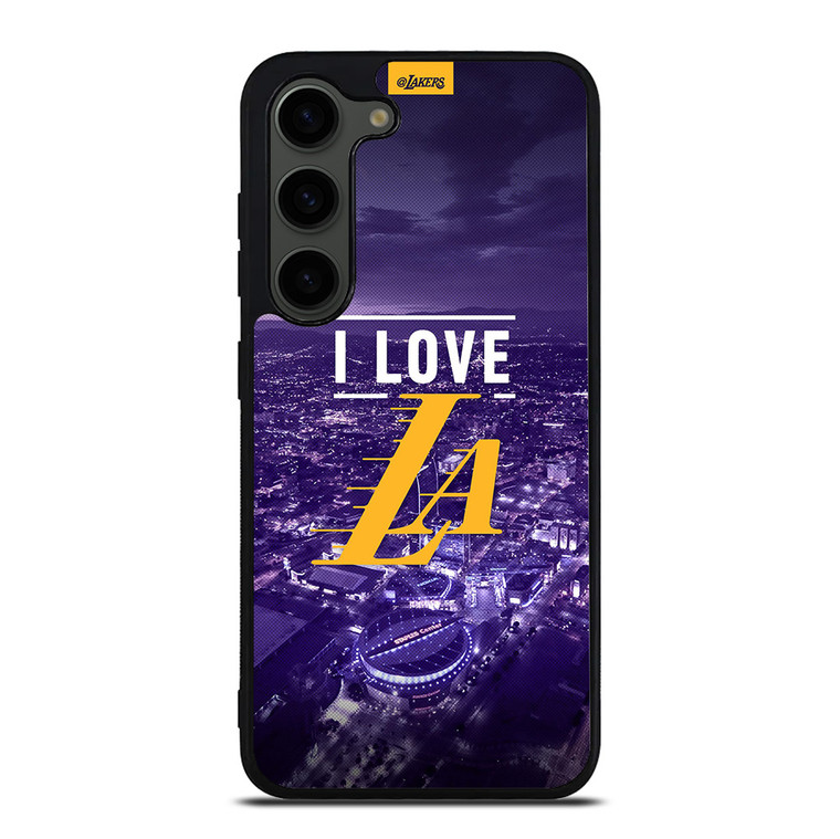 I LOVE LA LAKERS NBA LOGO Samsung Galaxy S23 Plus Case Cover