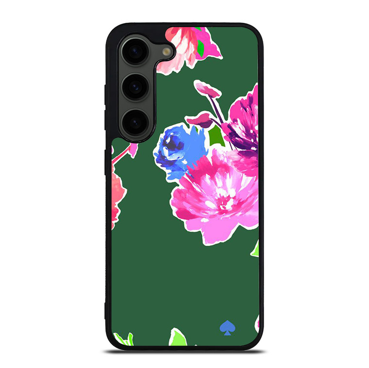 KATE SPADE NEW YORK GREEN FLORAL Samsung Galaxy S23 Plus Case Cover