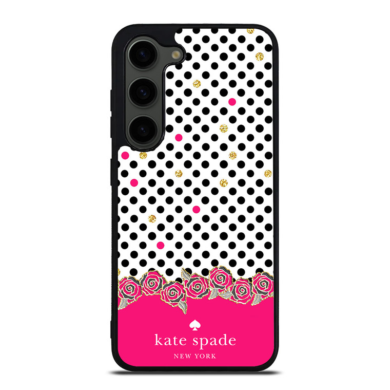 KATE SPADE PINK POLKADOTS Samsung Galaxy S23 Plus Case Cover