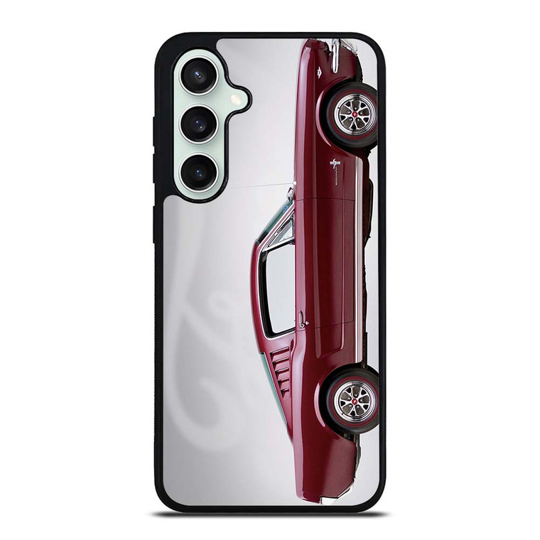 1965 FORD MUSTANG RED CAR Samsung Galaxy S23 FE Case Cover