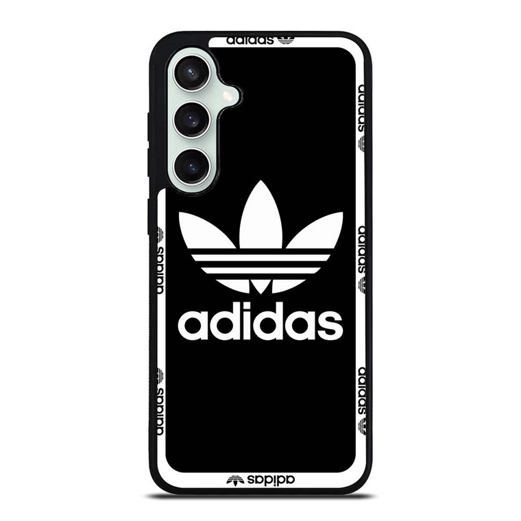 ADIDAS TREFOIL ROUND BLACK Samsung Galaxy S23 FE Case Cover ADIDAS TREFOIL ROUND BLACK Samsung Galaxy S23 FE Case Cover