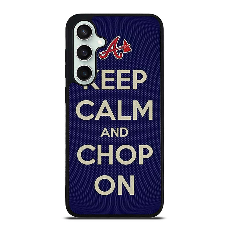 ATLANTA BRAVES CHOP ON BASEBALL Samsung Galaxy S23 FE Case Cover
