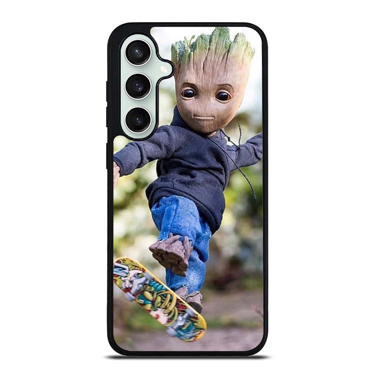 BABY GROOT SKATEBOARD Samsung Galaxy S23 FE Case Cover