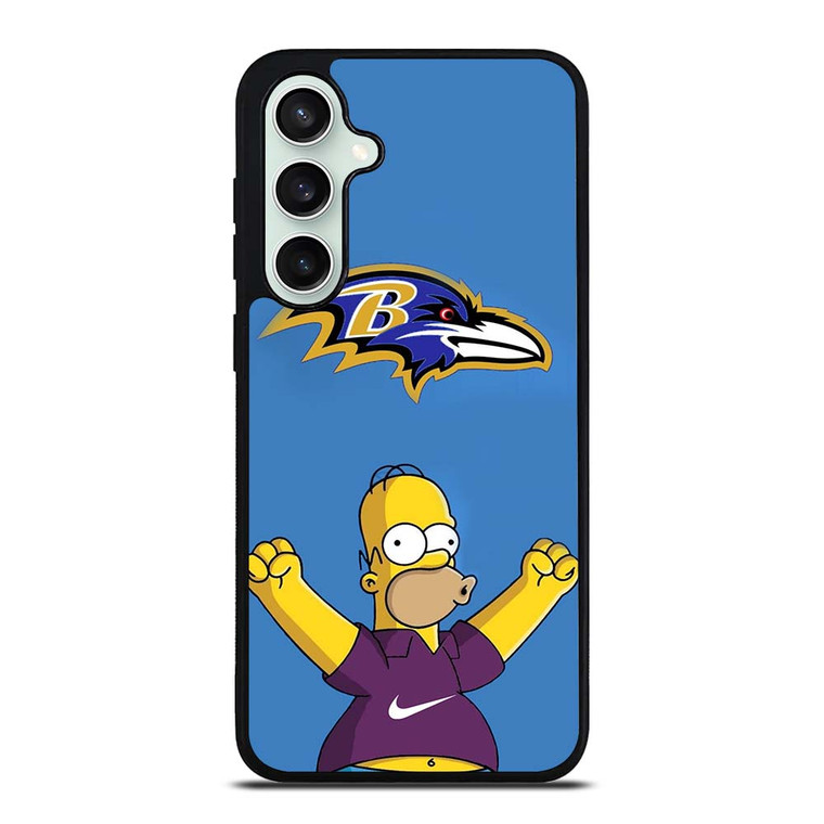 BALTIMORE RAVENS NIKE THE SIMPSONS Samsung Galaxy S23 FE Case Cover