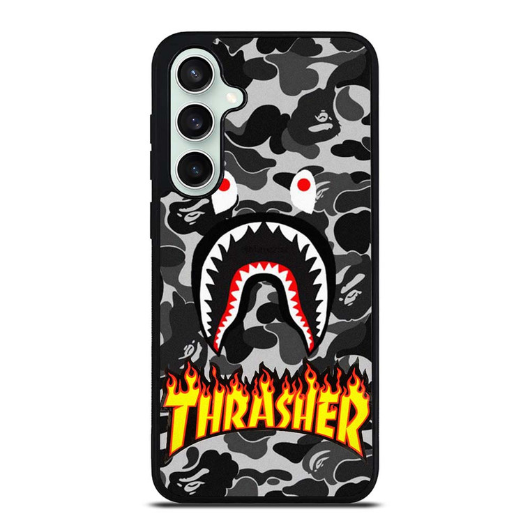 BAPE SHARK THRASHER Samsung Galaxy S23 FE Case Cover BAPE SHARK THRASHER Samsung Galaxy S23 FE Case Cover