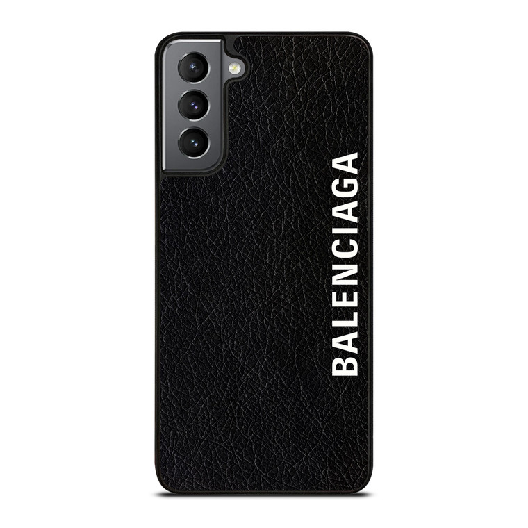 BALENCIAGA LEATHER BLACK Samsung Galaxy S21 Plus Case Cover