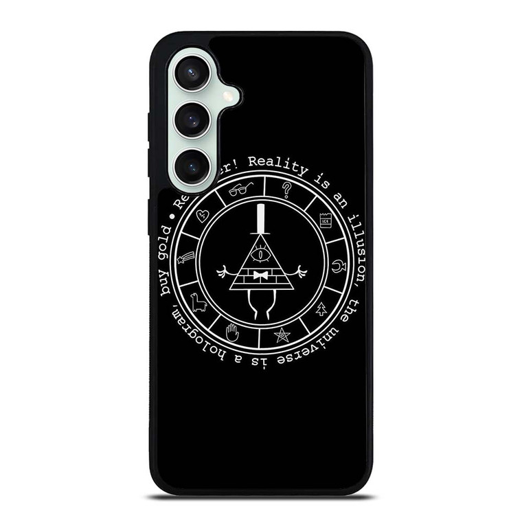 BILL CIPHER WHEEL BLACK Samsung Galaxy S23 FE Case Cover BILL CIPHER WHEEL BLACK Samsung Galaxy S23 FE Case Cover