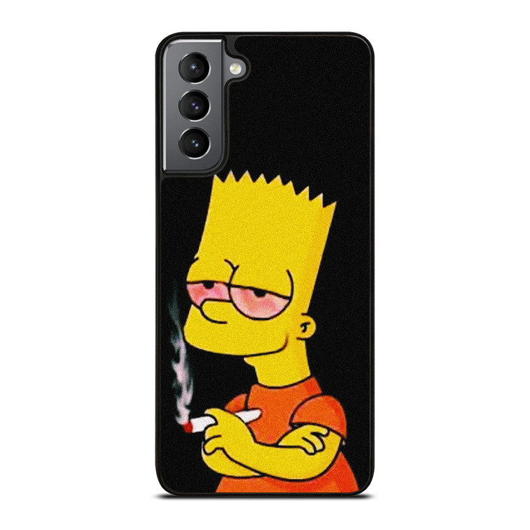 BART SIMPSONS WEEDS CIGARATTE Samsung Galaxy S21 Plus Case Cover