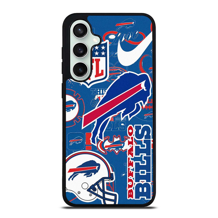 BUFFALO BILLS NFL STICKER BOMB Samsung Galaxy S23 FE Case Cover