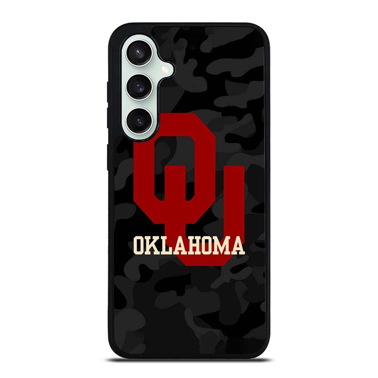 CAMO OKLAHOMA SOONERS LOGO Samsung Galaxy S23 FE Case Cover