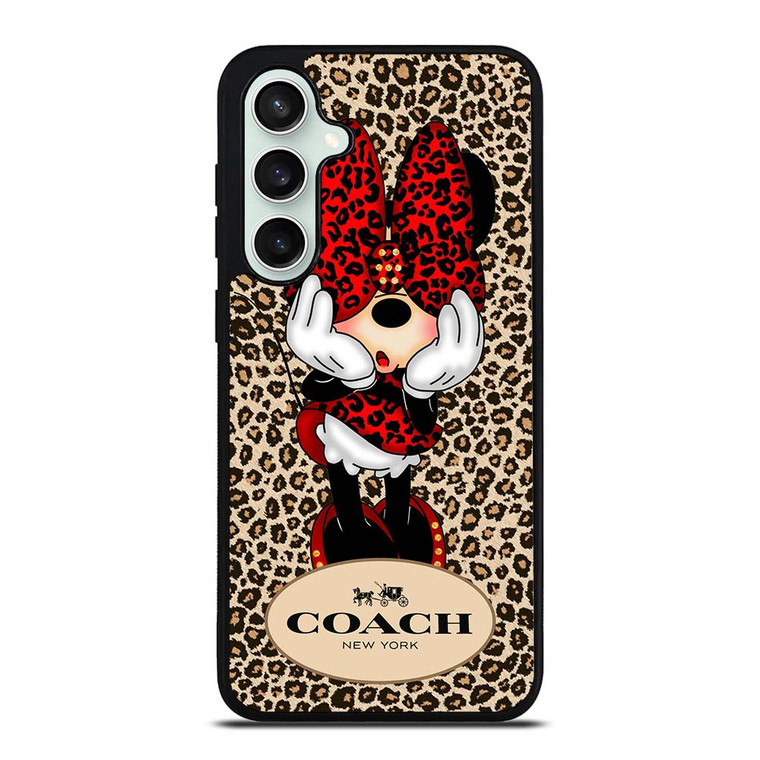 COACH MINNIE MOUSE LEOPARD Samsung Galaxy S23 FE Case Cover