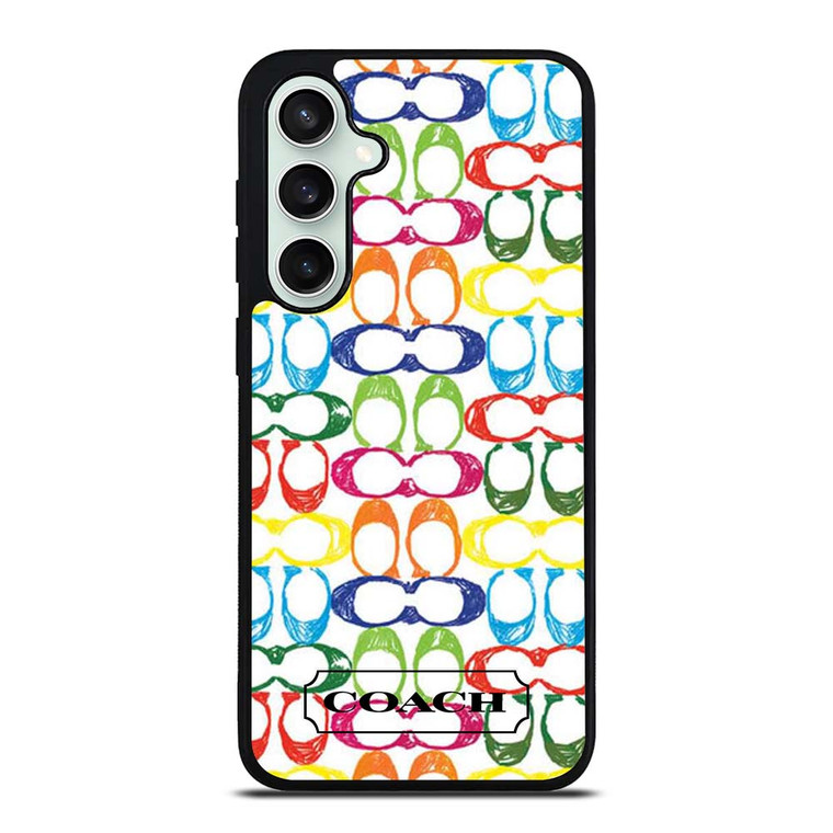 COACH NEW YORK COLORFUL 2 Samsung Galaxy S23 FE Case Cover