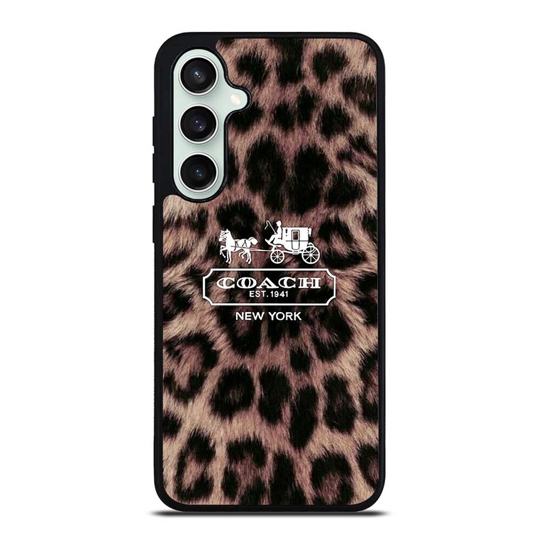 COACH NEW YORK LEOPARD Samsung Galaxy S23 FE Case Cover