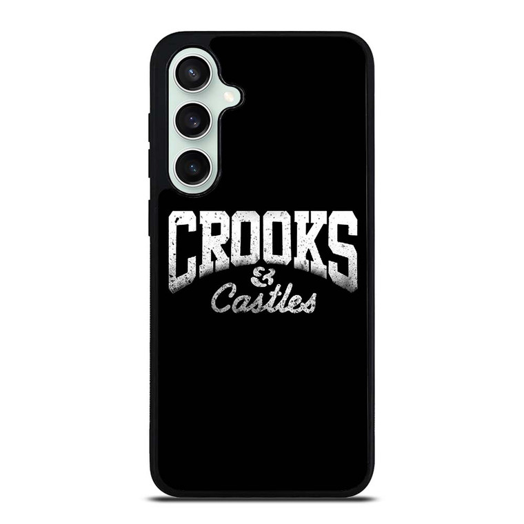 CROOKS AND CASTLES LOGO BLACK Samsung Galaxy S23 FE Case Cover