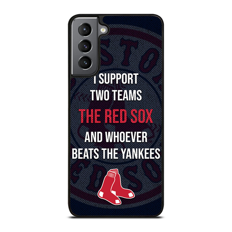 BOSTON RED SOX MLB BASEBALL BANTER FANS 2 Samsung Galaxy S21 Plus Case Cover