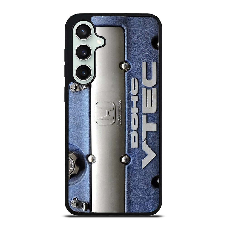 DOHC VTEC HONDA ENGINE BLUE Samsung Galaxy S23 FE Case Cover