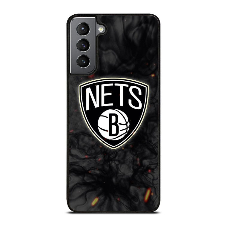 BROOKLYN NETS BASKETBALL NBA FIRE Samsung Galaxy S21 Plus Case Cover