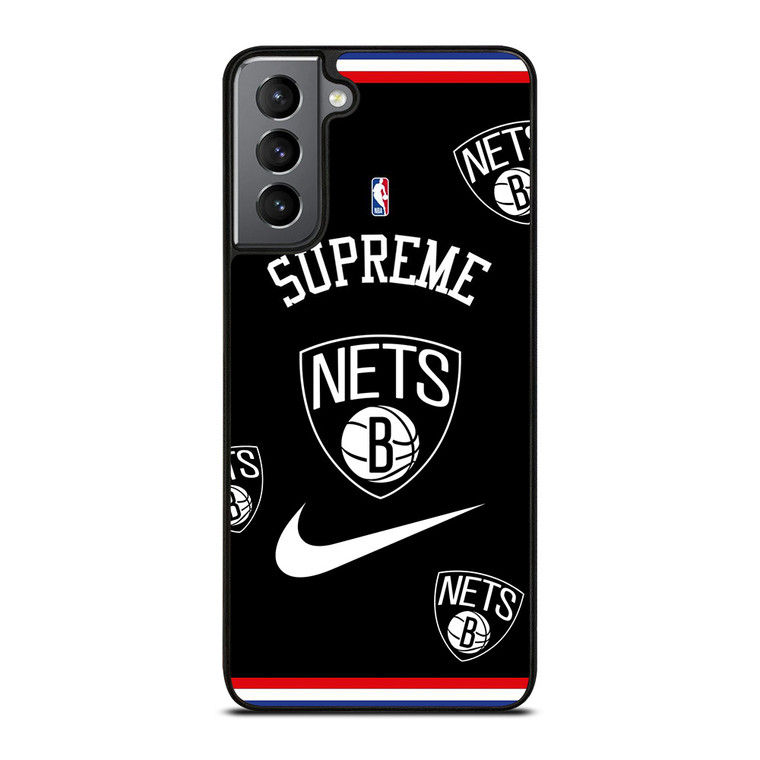 BROOKLYN NETS NBA X SUPREME NIKE Samsung Galaxy S21 Plus Case Cover