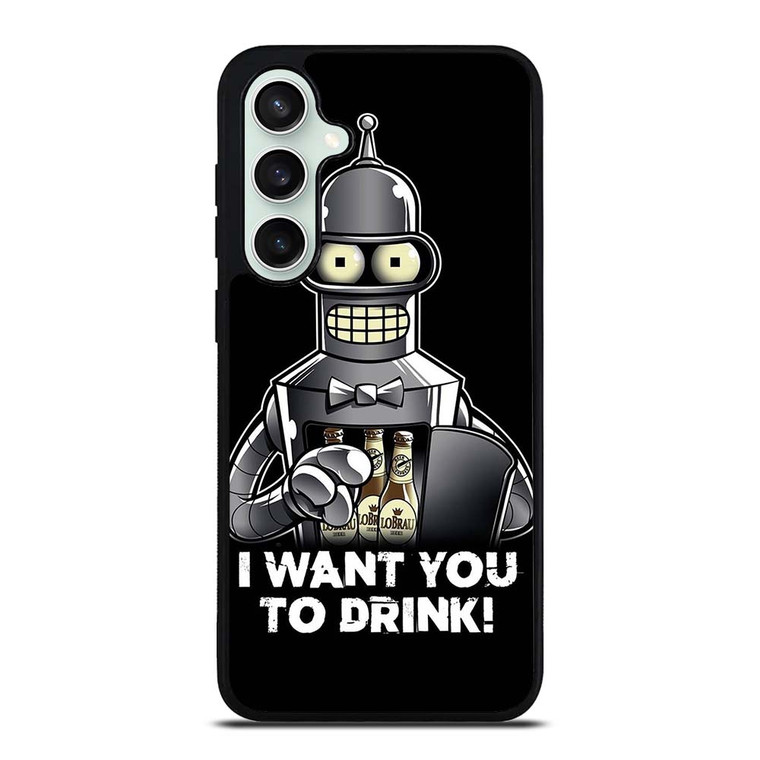 FUTURAMA BENDER QUOTE Samsung Galaxy S23 FE Case Cover