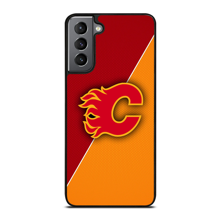 CALGARY FLAMES NHL HOCKEY LOGO Samsung Galaxy S21 Plus Case Cover