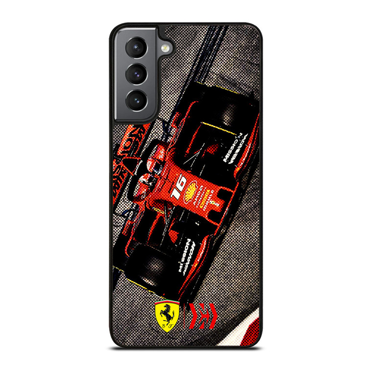 CHARLES LECLERC FERRARI FORMULA ONE F1 RACING 3 Samsung Galaxy S21 Plus Case Cover