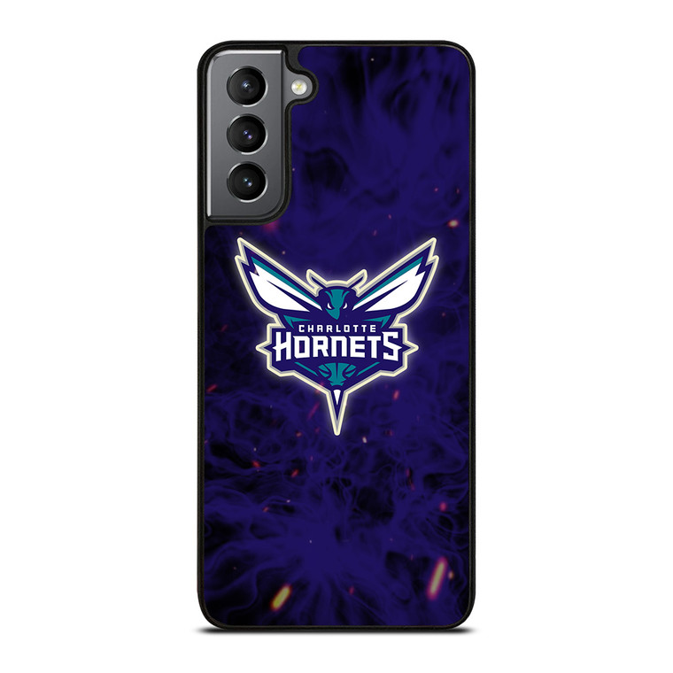CHARLOTTE HORNETS BASKETBALL NBA FIRE Samsung Galaxy S21 Plus Case Cover