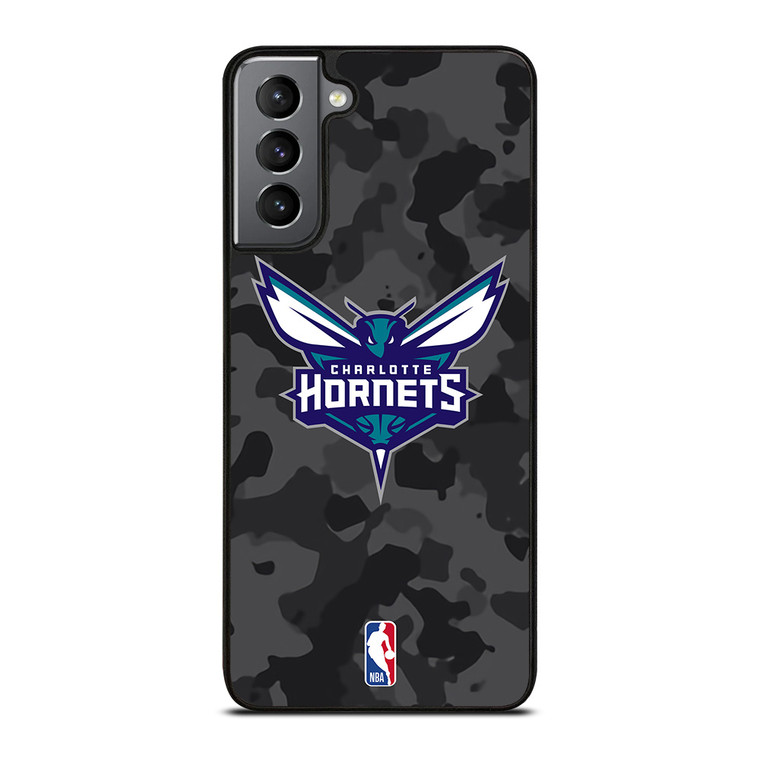 CHARLOTTE HORNETS BLACK CAMO Samsung Galaxy S21 Plus Case Cover