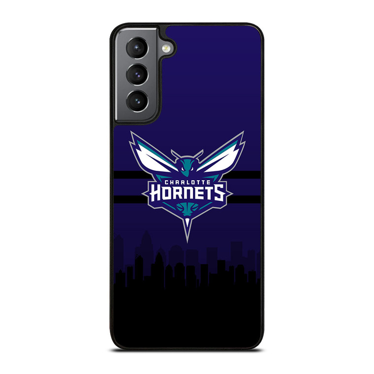 CHARLOTTE HORNETS NBA SKYLINE Samsung Galaxy S21 Plus Case Cover
