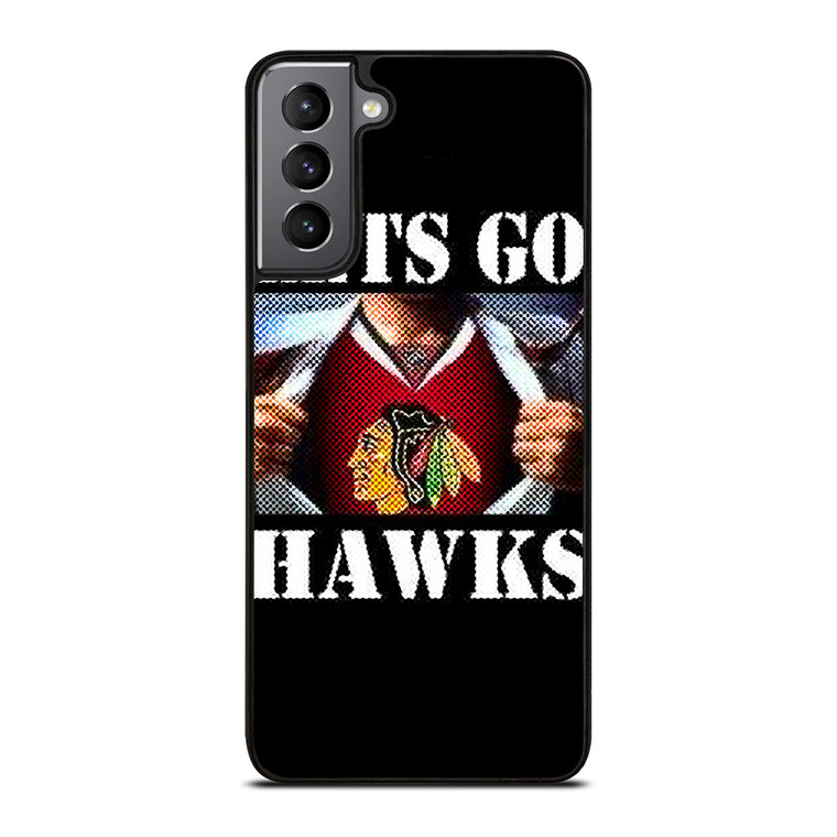 CHICAGO BLACKHAWKS NHL HOCKEY FANS Samsung Galaxy S21 Plus Case Cover