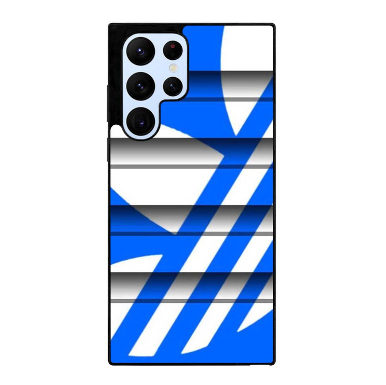 ADIDAS SLICED LOGO BLUE  Samsung Galaxy S22 Ultra Case Cover