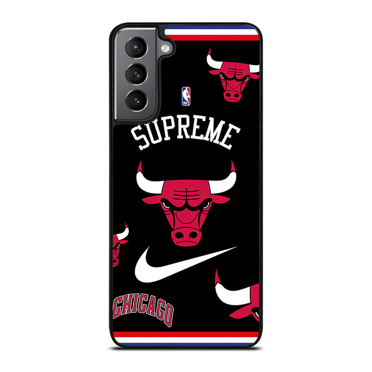 CHICAGO BULLS NBA X SUPREME NIKE Samsung Galaxy S21 Plus Case Cover
