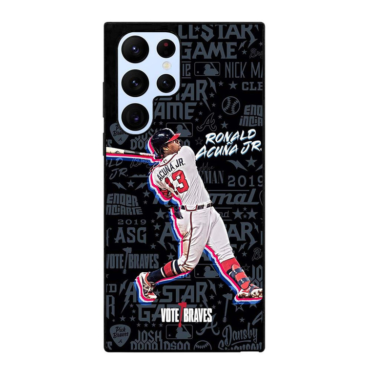 ATLANTA BRAVES ACUNA SHOOT WALL Samsung Galaxy S22 Ultra Case Cover