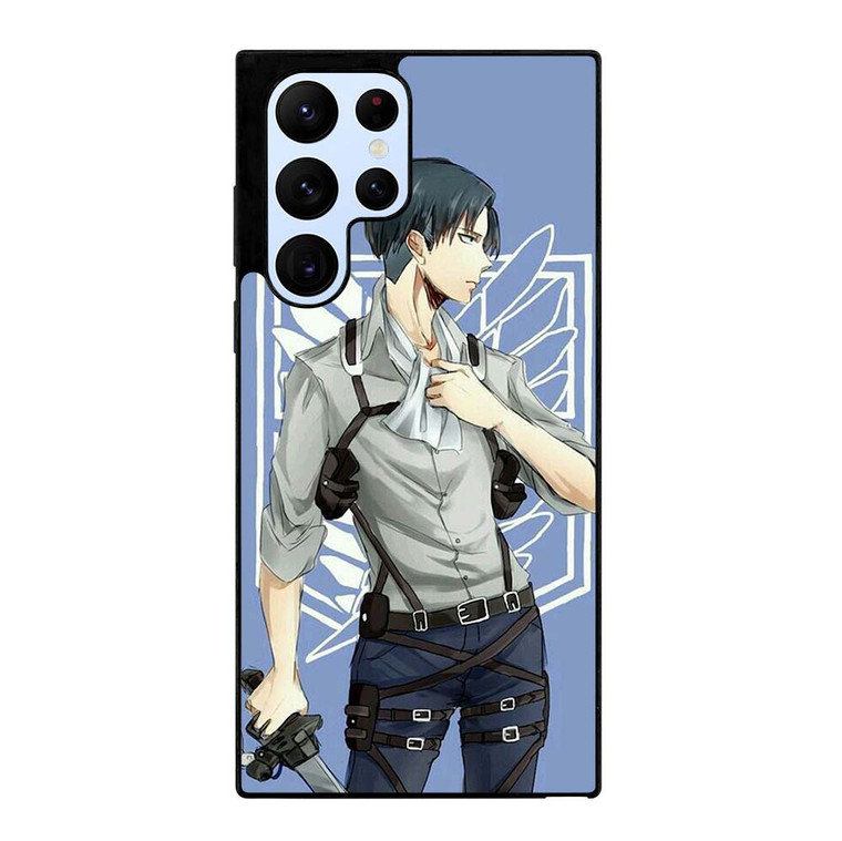 ATTACK ON TITAN ANIME LEVI Samsung Galaxy S22 Ultra Case Cover