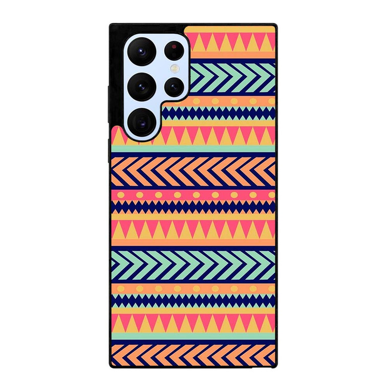 AZTEC TRIBAL PATTERN Samsung Galaxy S22 Ultra Case Cover