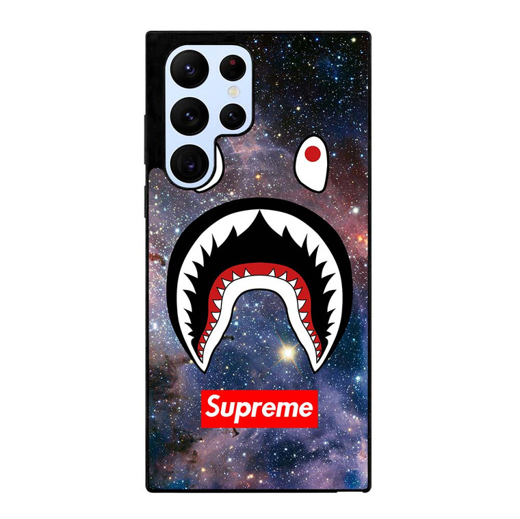 BAPE CAMO SHARK SUPREME NEBULA Samsung Galaxy S22 Ultra Case Cover BAPE CAMO SHARK SUPREME NEBULA Samsung Galaxy S22 Ultra Case Cover
