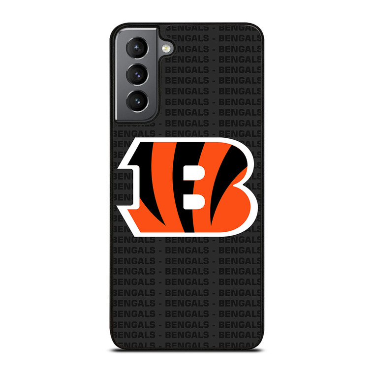 CINCINNATI BENGALS FOOTBALL TEXT Samsung Galaxy S21 Plus Case Cover