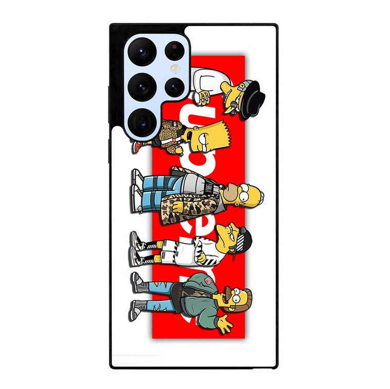 BART SIMPSON X SUPREME LOGO Samsung Galaxy S22 Ultra Case Cover