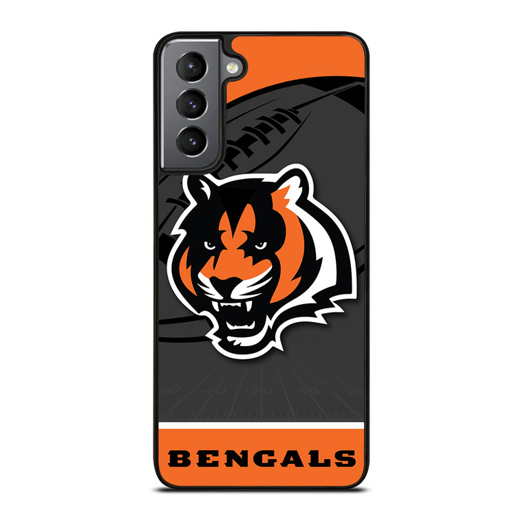 CINCINNATI BENGALS NFL TEAM Samsung Galaxy S21 Plus Case Cover CINCINNATI BENGALS NFL TEAM Samsung Galaxy S21 Plus Case Cover