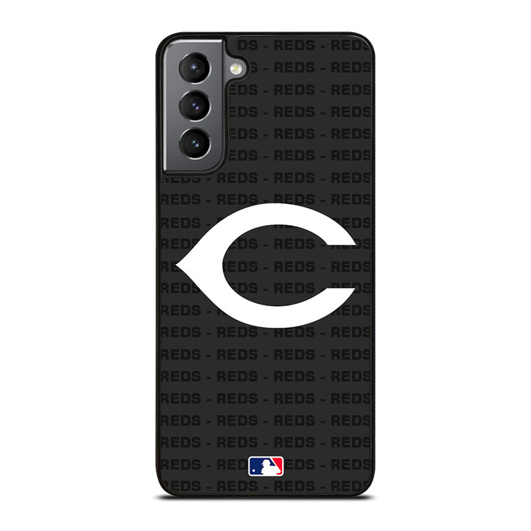 CINCINNATI REDS BASEBALL BLACK Samsung Galaxy S21 Plus Case Cover